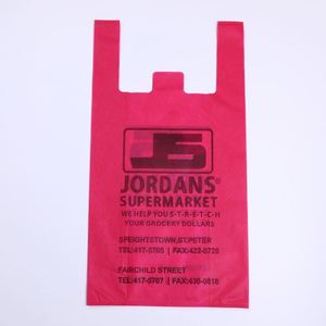 Factory Biodegradable Eco Friendly Grocery Shopping <b>Bag</b> w Die Cut t Shirt Non <b>Woven</b> <b>Tote</b> <b>Bag</b> - Product Image 2