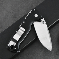 Vente directe d'usine, couteau pliant d'extérieur avec lame S35VN et manche G10, couteau de chasse multifonctionnel portable de qualité industrielle