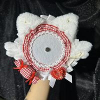 Penyangga Lencana, Penyangga Lencana Kucing Malaikat Lucu Berenda, Ornamen Renda Lolita Buatan Tangan Asli untuk Tas Ita, Aksesori Anime