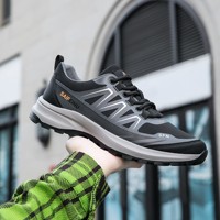 SAIFEINU Chaussures de sport tendance, confortables pour la marche, légères, respirantes, décontractées pour hommes