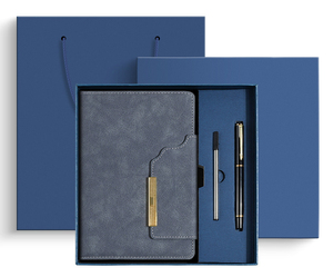 New Fashionable Magnetic Buckle Notebook Set Gift Box Production, Business Office <strong>Work</strong> <strong>Diary</strong>, Meeting Notebook - Product Image 5