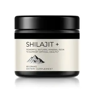 อาหารเสริมสุขภาพ Shilajit หิมาลัยบริสุทธิ์เรซินอ่อนผลิตภัณฑ์ Shilajit กรดฟุลวิคทางการแพทย์