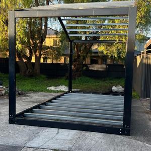 Kit de structure de toit triangulaire préfabriqué en acier galvanisé pour maison-conteneur de bureau modulaire, emballage plat, 20 pieds (6m*3m), en promotion - Product Image 5