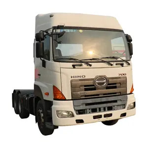 2023 yarı yeni hino kamyon orijinal fabrika stok Hino 4x2 kamyon kafası 420hp traktör römork kamyonlar satılık