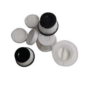 Pièces de rechange <span class=keywords><strong>pour</strong></span> aspirateur, filtre à air en plastique blanc, fabriqué en Chine. - Product Image 1