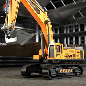 مصنع سبائك حفارة يموت الصب نموذج سيارة مصغرة لعبة احتكاك قوة سيارة لعبة سيارات معدنية - Product Image 3