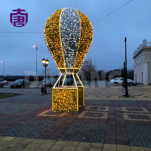 Décoration de ballon à air chaud gonflable lumineux à LED pour centre commercial, parc à thème extérieur, fête de mariage - Product Image 3