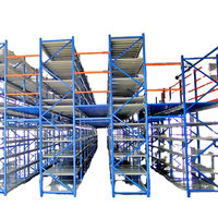 Système de rayonnage industriel pour mezzanine, robuste, à 1 niveau, en grille d'acier, solution de stockage antirouille, capacité de charge 300 kg/m², gain de place