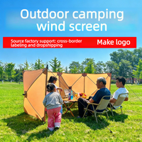 Nouvel écran coupe-vent 2026 pour camping en extérieur, idéal pour les rassemblements, les barbecues, la pêche et le camping