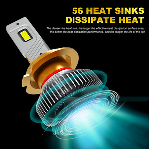 Faro LED per Auto GoodNews ad Alta Luminosità H4 H7 12V 240W 4000 Lm 6000K, Sostituzione Universale, Faro Rigenerato - Product Image 3