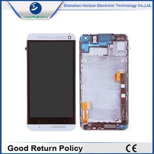 Vente en gros d'usine, écran tactile LCD de remplacement de qualité supérieure à 100% pour HTC ONE M7 801E avec cadre - Product Image 2