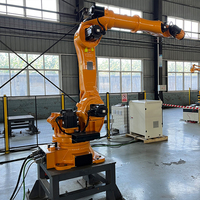 Bras de robot industriel à 6 axes de 220 kg, portée de 3200 mm, robot robuste pour la manutention des matériaux, le palettisation, le chargement et le déchargement