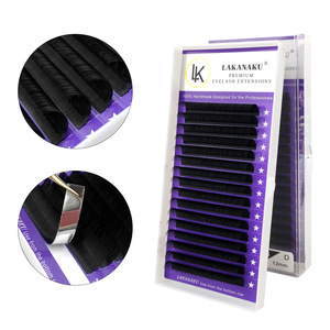 ขนตาปลอม Lakanaku พรีเมียม 0.05 C0.05 D0.07 C0.07 D แบบผสม 8-168 มม. ธรรมชาติ นุ่ม ทำมือ สำหรับมืออาชีพ - Product Image 4