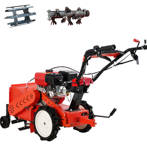 Quality Mini Gasoline Agricultural Rotary Ploughing Machine Walk Behind Hand Tractor Land Cultivating Lawn Mower Weeding Machine - Product Image 5