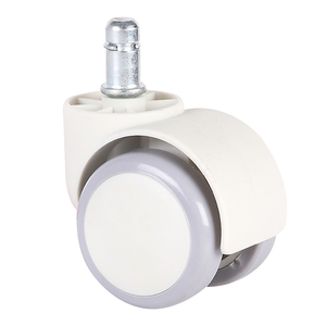 ล้อเลื่อนสำหรับเก้าอี้สำนักงาน อะไหล่ล้อล็อคแบบหมุนได้รอบทิศทาง ทำจากวัสดุ PU สำหรับเปลี่ยน - Product Image 5