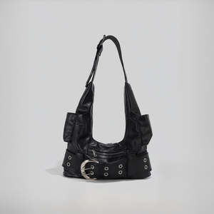 Bolso bandolera hobo femenino de cuero genuino de vaca, estilo vintage de verano, con franjas de gamuza y detalles elaborados. - Product Image 1