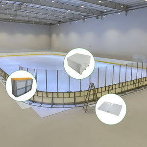 Planche de protection HDPE ZSPE Shovel Ready pour la conversion de patinoires avec panneaux de barrière synthétiques - Product Image 3