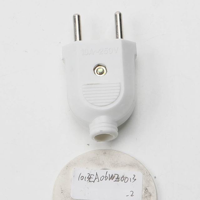 Two-pin French Plug, White and Beige, Good Quality, Very Popular, Practical, Beautiful and Atmospheric