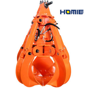 ตะแกรงไฮดรอลิกหมุนได้360ได้รับการรับรอง CE สำหรับ15-20ตันตัวขุดเศษโลหะเปลือกส้ม - Product Image 2