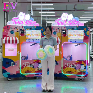 Nouvelle Conception Personnalisée FUNVENDING Distributeur Intelligent de Barbe à Papa Haute Productivité 110-220V pour Centres Commerciaux et Parcs d'Attractions - Product Image 1