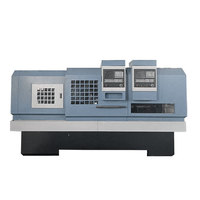 Tour CNC à double tourelle 4 axes avec alimentation automatique haute précision pour l'usinage de tubes et de tiges métalliques