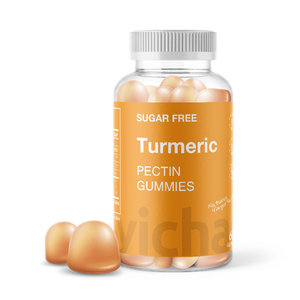 Gomas de Cúrcuma Yichao Extrato Herbal Goma Botânica de Pimenta Preta para Alívio da Inflamação - Product Image 1