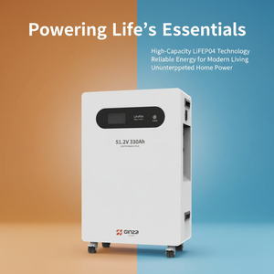 Batteria LiFePO4 51.2V 330Ah 15kWh a Ciclo Profondo, Sistema di Accumulo Energetico Domestico Ibrido Split Grid con <span class=keywords><strong>Inverter</strong></span> Solare a Parete - Product Image 3