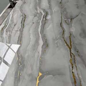 Fabrik preis 2440*1220mm 3d Marmor fliesen Selbst klebende UV-PVC-Wanda uf kleber PVC-Marmorplatte auf der PVC-Wand platte - Product Image 1