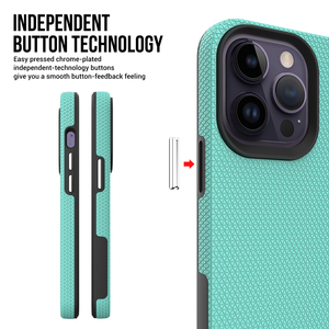 Custodia protettiva per telefono verde menta per Apple <span class=keywords><strong>iPhone</strong></span> 14 Pro Max 13 <span class=keywords><strong>12</strong></span> 11 15 16 Plus Cover posteriore TPU PC antiurto - Product Image 5