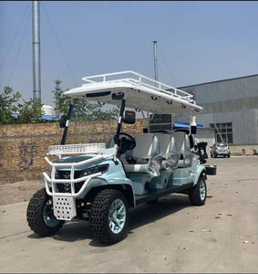 Carrito de Golf Eléctrico de 8 Plazas, Nuevo Estilo, Elevado, Homologado para Circular por la Calle, Buggy Todoterreno con Características de Club Car - Product Image 2