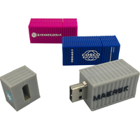 Logo Kustom PVC 2.0 Stik 4Gb 16Gb Usb 3.0 Flashdisk 8Gb Oem 3d Kontainer Usb Flash Drive