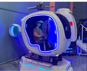 Machine de jeu d'aventure pour enfants à pièces, console de jeu VR de tir à la carabine de type avion, en métal, pour intérieur, 30m², 18 jeux, pour parcs d'attractions - Product Image 6