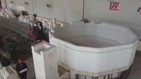 Bloc d'alumine AZS réfractaire Huachen, distributeur doseur à piston pour haute température, 45,6-51 % Al2O3, température d'exudation 1400°C
