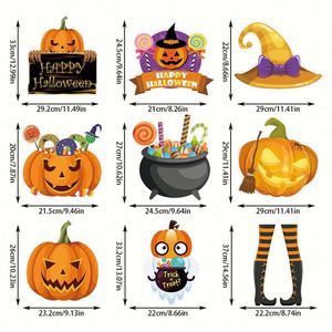 Bannière d'événement d'Halloween imperméable et biodégradable, décoration effrayante pour porte, fournitures promotionnelles pour fêtes - Product Image 6