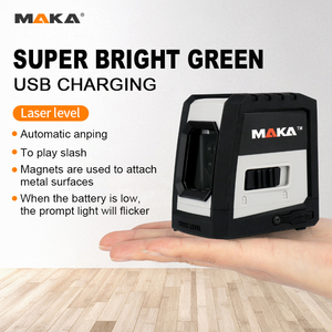 MAKA Laser Wavelength Green 520nm Class II Laser Standard Cheap Line Anti Drop Stable <strong>Performance</strong> Waterproof Design Laser <strong>Levels</strong> - Product Image 2