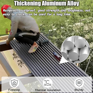 Láminas de Techo de Aluminio Aisladas Metálicas, Paneles de Revestimiento Duraderos para Proyectos del Hogar - Product Image 5