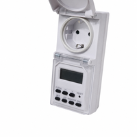 Minuteur numérique programmable étanche IP44 pour extérieur, prise connectée