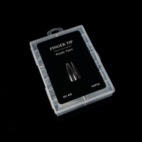 Logo OEM 140 Pièces Outils d'entraînement pour le nail art : Ongles fins de 0 mm, Boîte de formes à ongles en papier sans cristal pour extension de gel