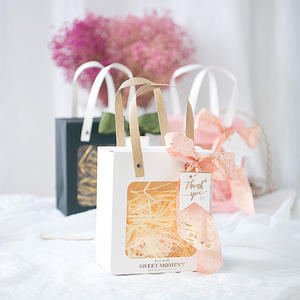 Bolsa de papel con ventana abierta Precio al por mayor Bolsa de papel pequeña con regalo Bolsa de regalo de alto nivel de apariencia Origen de Vietnam - Product Image 4