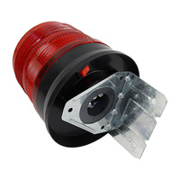 Lampe stroboscopique LED solaire Aufiner pour véhicules d'urgence, lumière de sécurité routière clignotante, couleur rouge
