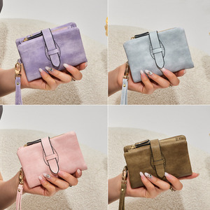 <span class=keywords><strong>Mini</strong></span> của phụ nữ ly hợp ví tiền xu, nhỏ gọn và nhẹ đa chức năng chủ thẻ, đơn giản và giản dị ba lần Ví ngắn - Product Image 6