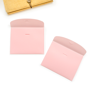 Cartella busta in <span class=keywords><strong>plastica</strong></span> Mini personalizzata rosa con <span class=keywords><strong>porta</strong></span> biglietto impermeabile - Product Image 2