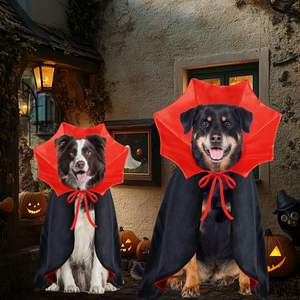 Poliéster Lujo Halloween Otros accesorios de ropa para mascotas Disfraz de perro vampiro rojo Cosplay - Product Image 3