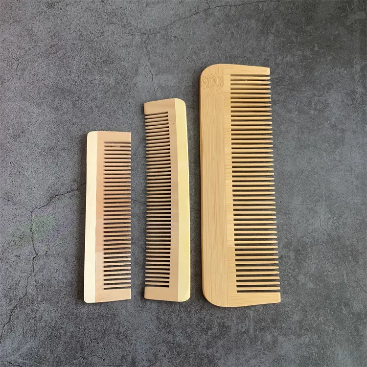 Piastra per massaggio della pelle dei capelli pettini in legno spazzole in materiale naturale cura dei capelli Beauty SPA pettine per capelli in bambù