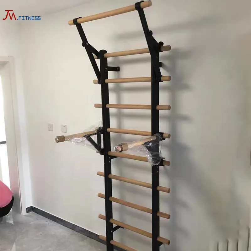 Kapalı rehabilitasyon ev pull-up fitness ekipmanları dans odası germe eğitim kadın bacak basın tırmanma rafı