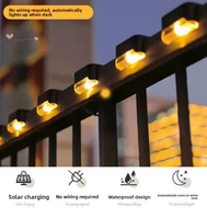 Lumières d'escalier de scène à énergie solaire