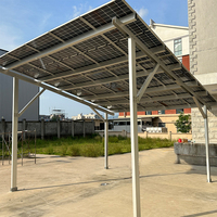 Sistema de Estacionamiento para Vehículos con Paneles Solares, Galvanizado en Caliente con Aleación de Zinc-Aluminio-Magnesio, Alta Eficiencia y Bajo Costo, Garantía de 25 Años, Resistente a Vientos de 56M/S