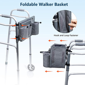 Bolsa de Transporte DURAPOWER Gris 40x21.5x24cm para Adultos Mayores, Uso en Exteriores - Product Image 4