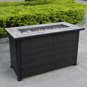 48-Inch Outdoor Garden Decoration <b>Fire</b> <b>Pit</b> <b>Table</b> <b>with</b> 50000BTU Patio Propane Feature <b>Fire</b> <b>Pits</b> Product - Product Image 2