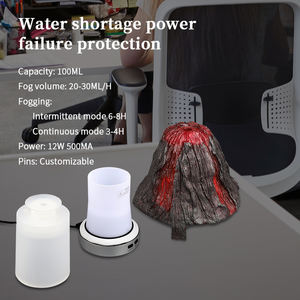 Humidificador de aire ultrasónico portátil para aromaterapia, vaporizador eléctrico de Aroma de volcán - Product Image 4